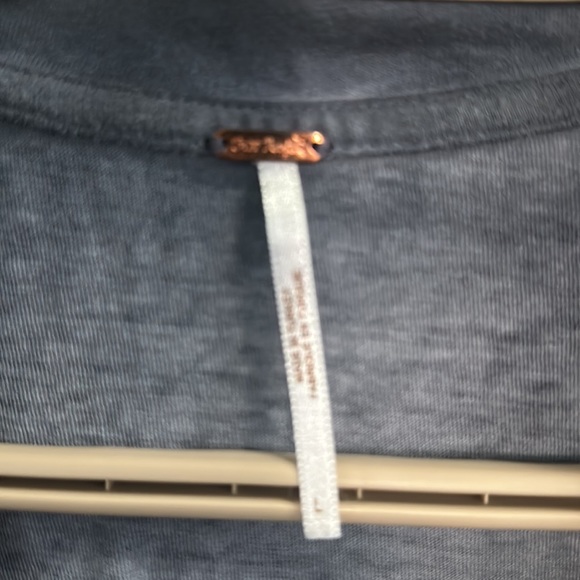 Free People top vintage blue size large - Picture 2 of 4